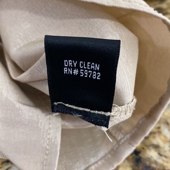 Adrianna Papell ivory color square neck mesh sheath dress size 8 - Picture 9 of 11